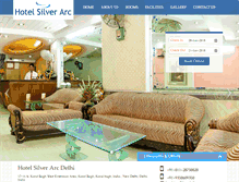 Tablet Screenshot of hotelsilverarc.com